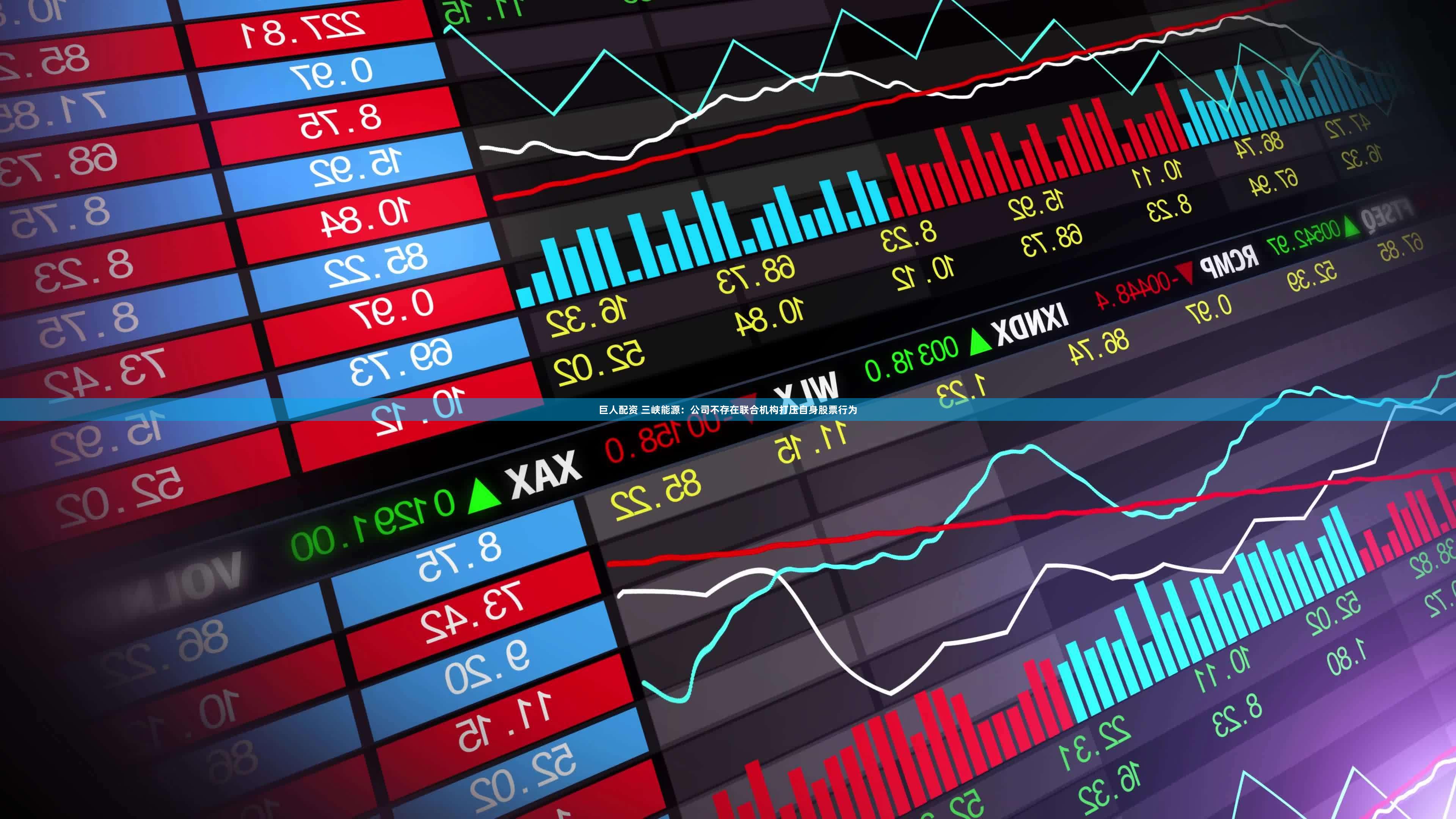 巨人配资 三峡能源：公司不存在联合机构打压自身股票行为