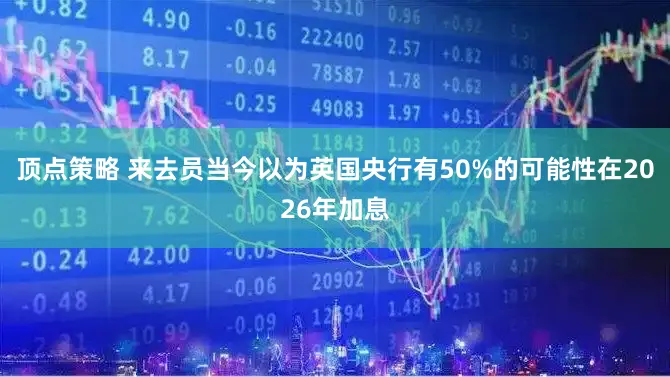 顶点策略 来去员当今以为英国央行有50%的可能性在2026年加息