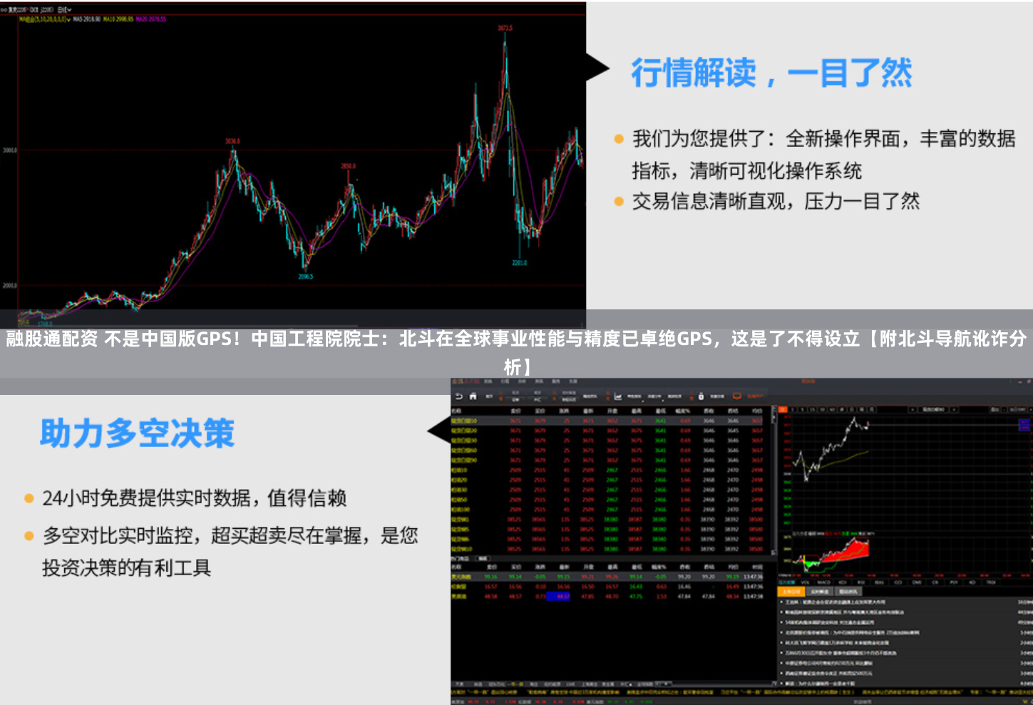 融股通配资 不是中国版GPS！中国工程院院士：北斗在全球事业性能与精度已卓绝GPS，这是了不得设立【附北斗导航讹诈分析】