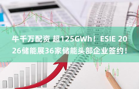 牛千万配资 超125GWh!ESIE 2026储能展36家储能头部企业签约!